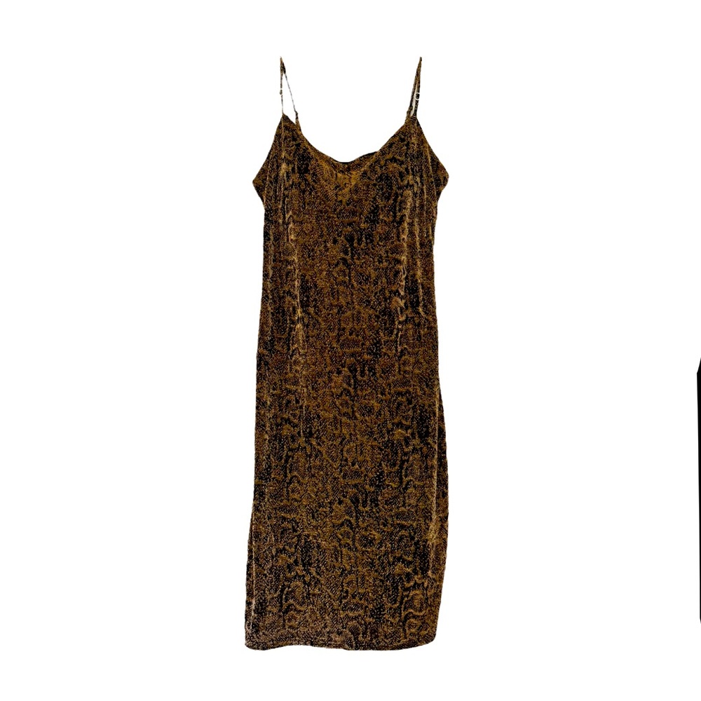 NWT Bodycon Gold Dress
